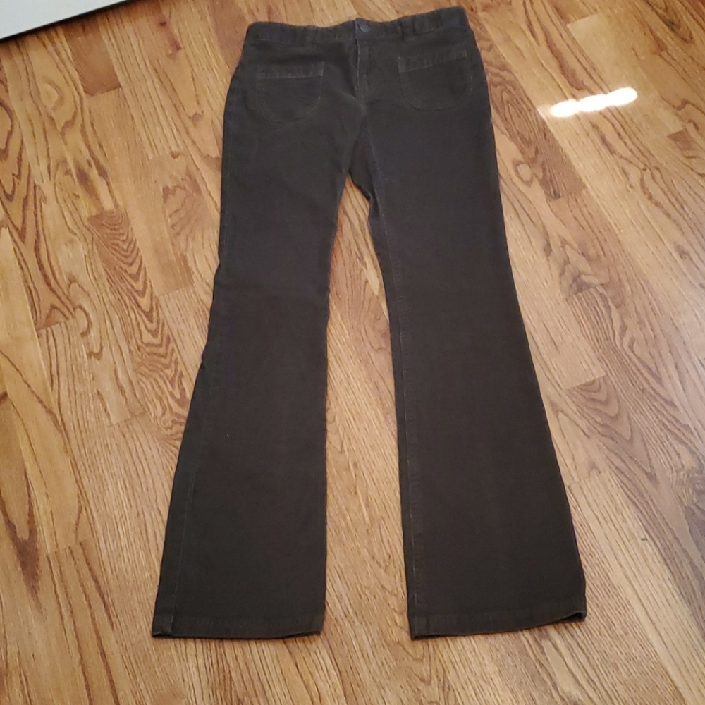 Adjustable Waist Brown Corduroys - Old Navy